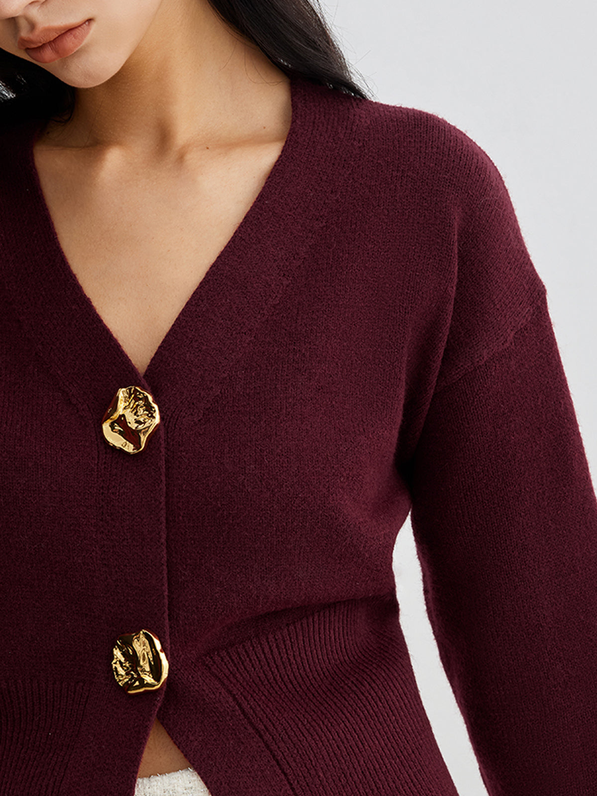 Isla™ | Cardigan Métallique Chic