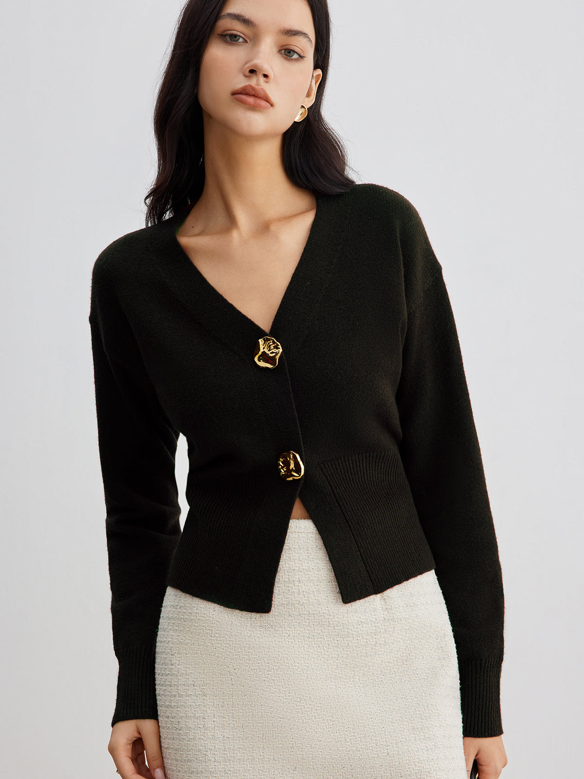 Isla™ | Cardigan Métallique Chic