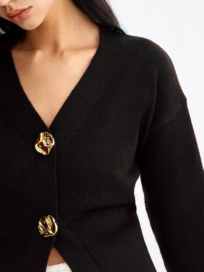 Isla™ | Cardigan Métallique Chic