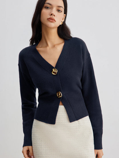Isla™ | Cardigan Métallique Chic