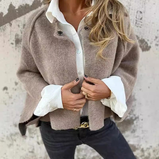 Elin™ | Kort Jacka med Vida Ärmar